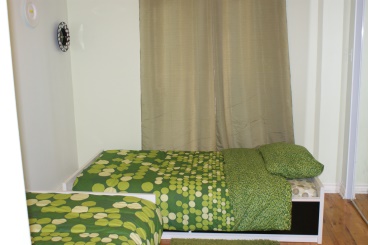Centre I-TSA green themed bedroom