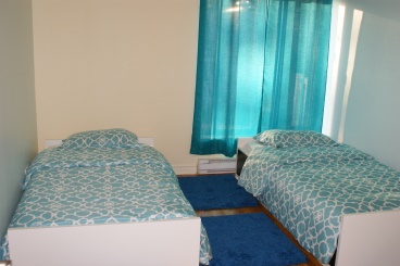Centre I-TSA turquoise themed bedroom